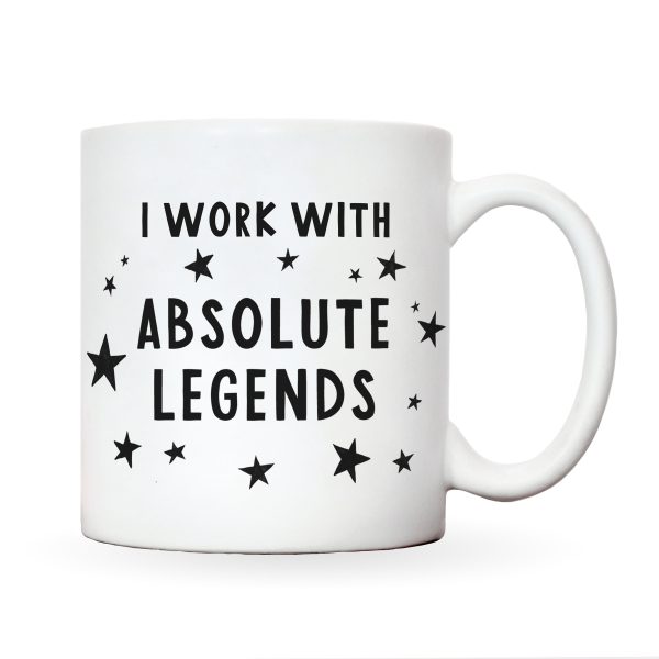 Gifts For Colleagues, I Work With Absolute Legends Mug, Funny Work Gifts