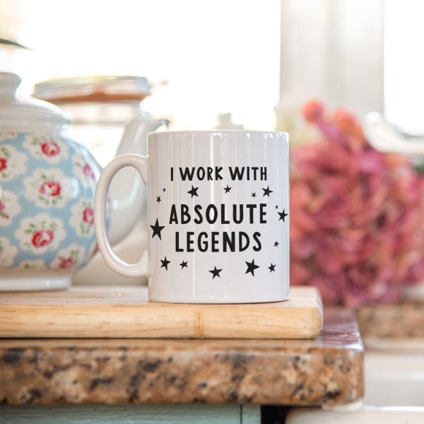 Gifts For Colleagues, I Work With Absolute Legends Mug, Funny Work Gifts