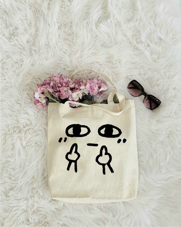 Funny Middle Finger Tote Bag, Funny Tote Bag, Tote Bag Gift, Cute Tote Bag, Shopping Bag, Gift For Her, Mom Tote Bag, Personalized Tote