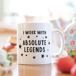 Gifts For Colleagues, I Work With Absolute Legends Mug, Funny Work Gifts