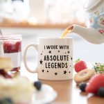 Gifts For Colleagues, I Work With Absolute Legends Mug, Funny Work Gifts