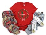 Monogrammed Family Christmas Shirt, Family Christmas Name Shirt, Personalized Christmas Family T-Shirt, Custom Christmas Shirt With Name,