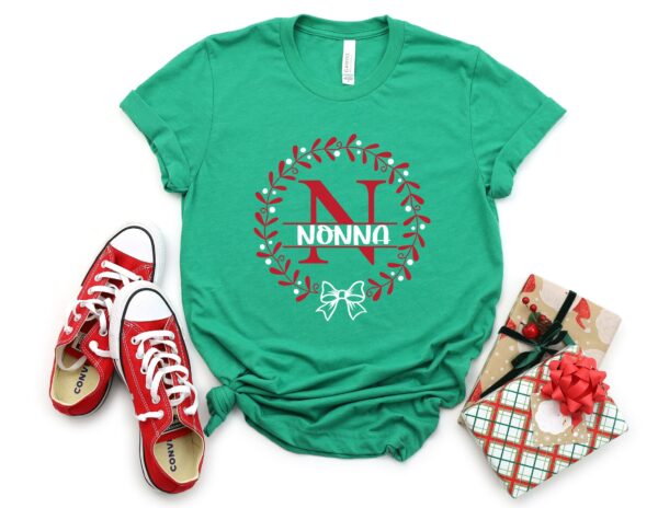 Monogrammed Family Christmas Shirt, Family Christmas Name Shirt, Personalized Christmas Family T-Shirt, Custom Christmas Shirt With Name,