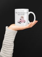 The Horrors Persist But So Do I Mug, Christmas Gift Aesthetic Mug Hilarious Meme Mug