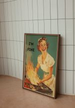 Funny Kitchen Wall Art, Feminism Art, Retro Vintage 50S Printable Poster