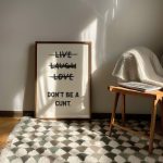 Live Laugh Love Dont Be A C*Nt Funny Wall Art Sweary Rude Prints Bathroom Posters