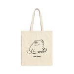 Arson, Frog Tote Bag, Unhinged, Weirdcore, Cursed, Oddly Specific, Weird, Frog Meme, Funny Frog, Stupid Gift, Silly Frog, Minimalist