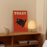 Black Cat Wall Art Print Funny Cat Poster