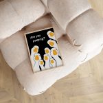 Funny Ducks Illustration Are You Pooping - Humorous Wall Art