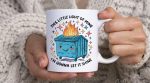 Funny Dumpster Fire Mug, Cute Dumpster Fire Coffee Mug