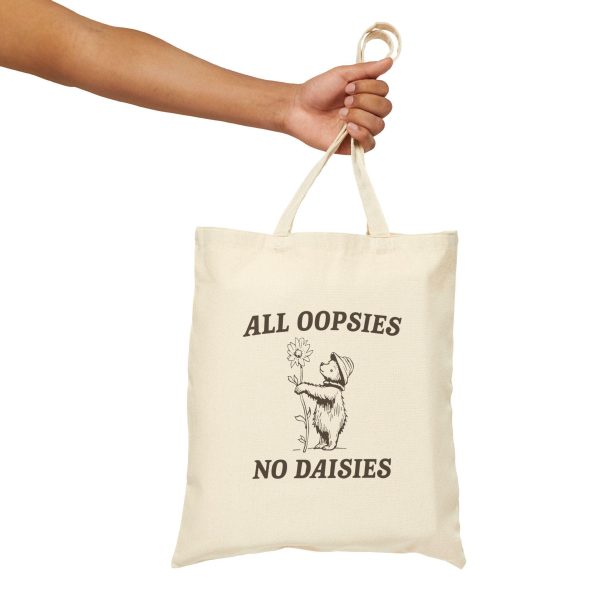 All Oopsies No Daisies Funny Tote Bag, Retro Meme Tote, Weird Crazy Design, Cute Quirky Gift, Tote Bag, Perfect For Friends, Funny Gift Idea