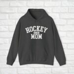 Hockey Mom Hoodie, Custom Hockey Mom Est. 2024, Personalized Sports Mama Hooded Sweatshirt, Game Day Apparel, Gift For Hockey Mom