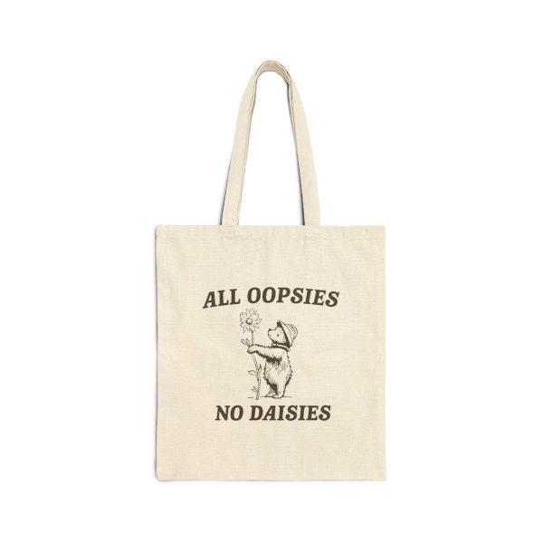 All Oopsies No Daisies Funny Tote Bag, Retro Meme Tote, Weird Crazy Design, Cute Quirky Gift, Tote Bag, Perfect For Friends, Funny Gift Idea