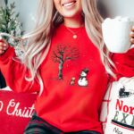 Christmas Snowman Sweatshirt, Christmas Dog Sweater, Snowman Shirt, Chrimbo Gift Tshirt, Christmas Crewneck Jumper, Xmas Shirts For Women