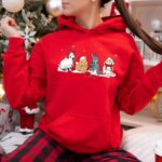 Bunny Christmas Sweatshirt, Cute Rabbit Shirt, Christmas Rabbit Gift Shirt, Rabbit Lover Shirt, Christmas Animal Shirts, Christmas Gift Tees