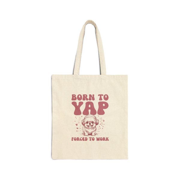 Born To Yap Forced To Work Funny Tote Bag, Retro Meme Tote, Weird Crazy Design, Cute Quirky Gift, Tote Bag, Funny Gift Idea, Gifts For Her