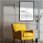 mother definition gift, gifts for mother, new mom gifts, family poster, mothers day gift, gifts for her, definition print
