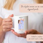 Mom and Daughter Print, Mothers Day gift, Personalized Gift for Mom, Best gift for Mother from Daughter, Mothers day clipart, Framed Poster