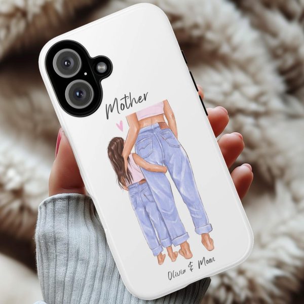 Mom and Daughter Print, Mothers Day gift, Personalized Gift for Mom, Best gift for Mother from Daughter, Mothers day clipart, Framed Poster