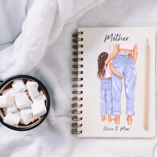 Mom and Daughter Print, Mothers Day gift, Personalized Gift for Mom, Best gift for Mother from Daughter, Mothers day clipart, Framed Poster