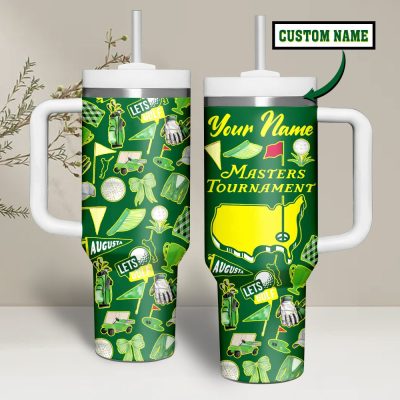 Masters Tournament Tumbler 40Oz Custom Stanley Quencher 40Oz Stainless Steel