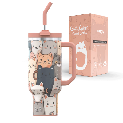 Cat Lover Custom Stanley Quencher 40Oz Stainless Steel Tumbler