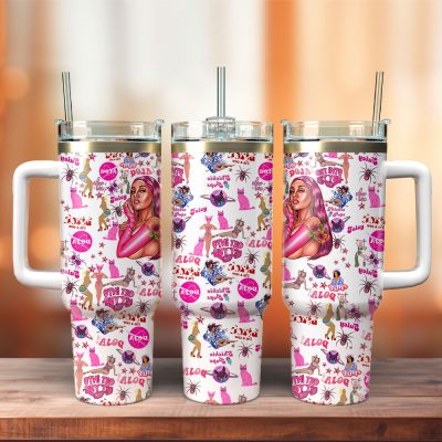 Doja Cat Music Custom Stanley Quencher 40Oz Stainless Steel Tumbler With Handle