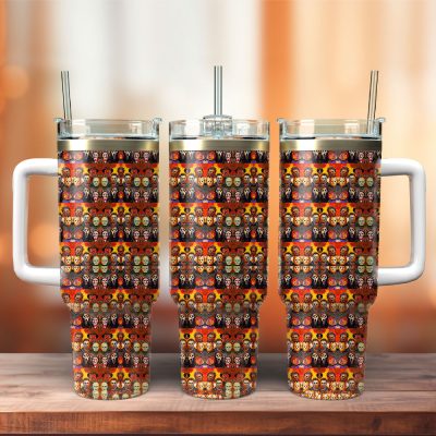 Horror Characters Movies Custom Stanley Quencher 40Oz Stainless Steel Tumbler With Handle
