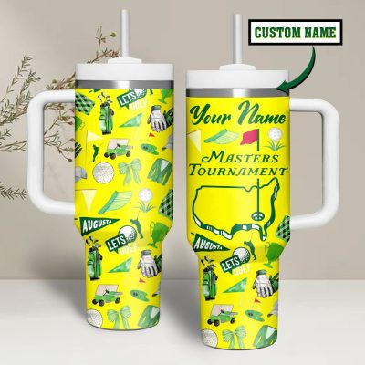 Masters Tournament Tumbler 40Oz Custom Stanley Quencher 40Oz Stainless Steel