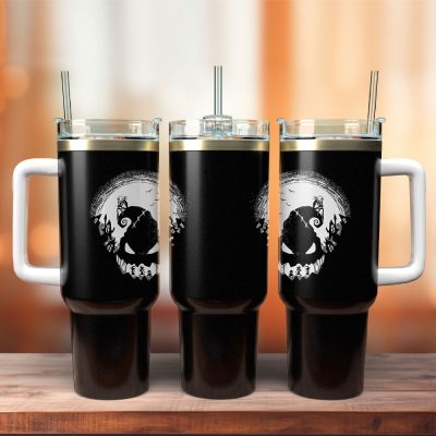 Oogie Boogie The Nightmare Before Christmas Movies Custom Stanley Quencher 40Oz Stainless Steel Tumbler With Handle