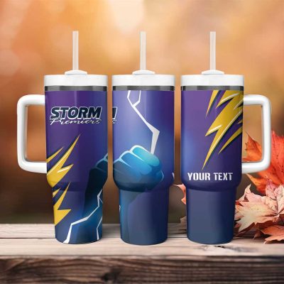 Storm Premiers Thunder Catcher Custom Stanley Quencher 40Oz Stainless Steel Tumbler With Handle