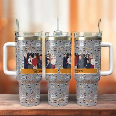 The Office Tv Series Custom Stanley Quencher 40Oz Stainless Steel Tumbler With Handle