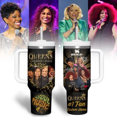 The Queens: 4 Legends Music Custom Stanley Quencher 40Oz Stainless Steel Tumbler With Handle