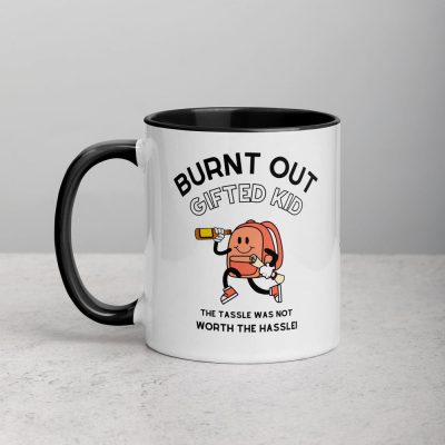 Burn Out Mug, Funny Mug, Ceramic Mug, Sarcasitc Mug, Best Gift