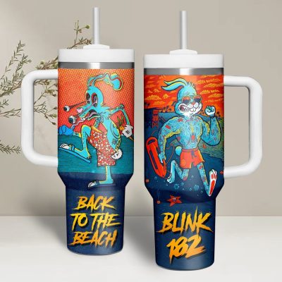 Blink-182 Music Custom Stanley Quencher 40Oz Stainless Steel