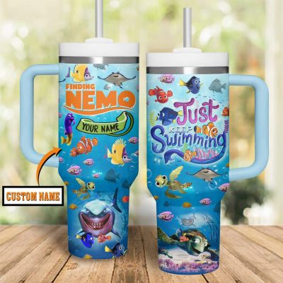 Finding Nemo Movies Custom Stanley Quencher 40Oz Stainless Steel Tumbler