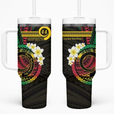 Vanuatu 44Th Independence Daycustom Stanley Quencher 40Oz Stainless Steel Tumbler