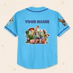 Personalize Disney Toy Story Blue, Custom Adult Kid Youth Toy Story Disney Baseball Jersey Team Baseball Team Outfit Toy Story Birthday Gift