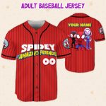 Personalize Spidey And His Amazing Friends Funny, Custom Spider Verse Baseball Jersey Team, Disney Baseball Team Outfit