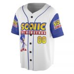 Custom Sonic The Hedgehog Baseball, Custom Kids Youth Adult Disney Baseball Jersey Sports Outfits Cute Gifts For Fan Disney