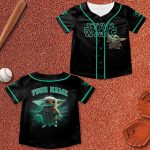 Baby Yoda Baseball Jersey, Baby Yoda Jersey, Personalized Jersey, Baby Yoda Shirt, Baby Yoda Gift, Star Wars Shirt, Star Wars Jersey