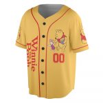 Personalize Winnie The Pooh Very Happy Custom Kids, Youth, Adult 3D Disney Baseball Jersey Outfits Cute Gift For Fans Disney