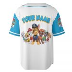 Custom Paw Patrol Kids Name Jersey Shirt, Youth, Adult 3D Disney Baseball Jersey Outfits Cute Gift For Fans Disney