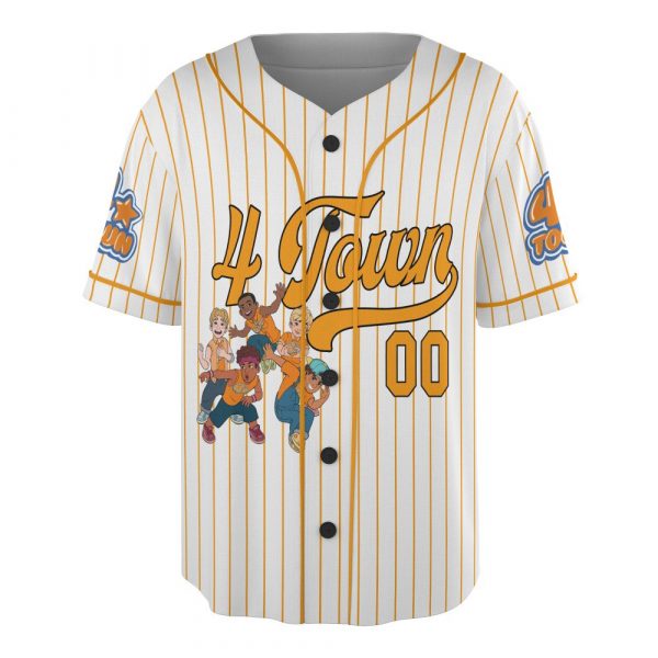 Custom Name Turning Red Pixar Jersey Shirt, Unisex Turning Red 4*Town Baseball Jersey, Baseball Jersey Shirt Baseball Jersey Collection Baseball Fans