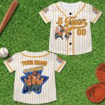 Custom Name Turning Red Pixar Jersey Shirt, Unisex Turning Red 4*Town Baseball Jersey, Baseball Jersey Shirt Baseball Jersey Collection Baseball Fans