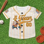 Custom Name Turning Red Pixar Jersey Shirt, Unisex Turning Red 4*Town Baseball Jersey, Baseball Jersey Shirt Baseball Jersey Collection Baseball Fans