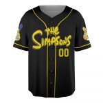 Custom The Simpsons Baseball Shirt, The Simpsons Shirt, The Simpsons Jersey Shirt, Bart Simpson Shirt, Comedy Cartoon Shirt, Marge Simp