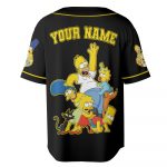 Custom The Simpsons Baseball Shirt, The Simpsons Shirt, The Simpsons Jersey Shirt, Bart Simpson Shirt, Comedy Cartoon Shirt, Marge Simp