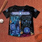 Custom Haunted Mansion Baseball Jersey, Haunted Mansion Baseball Shirt, Haunted Mansion Jersey Shirt, Horror Movie Shirt,Halloween Gift