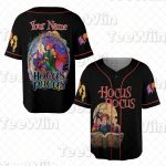 Custom Hocus Pocus Baseball Jersey, Sanderson Sisters Jersey Team, Horror Halloween Jersey Shirt, Hocus Pocus Horror Character Shirt